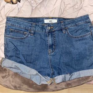VANS CUTOFF JEAN SHORTS